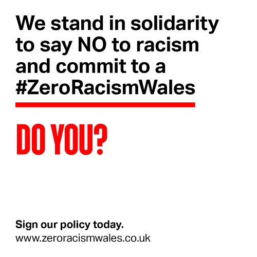 zero racism wales logo