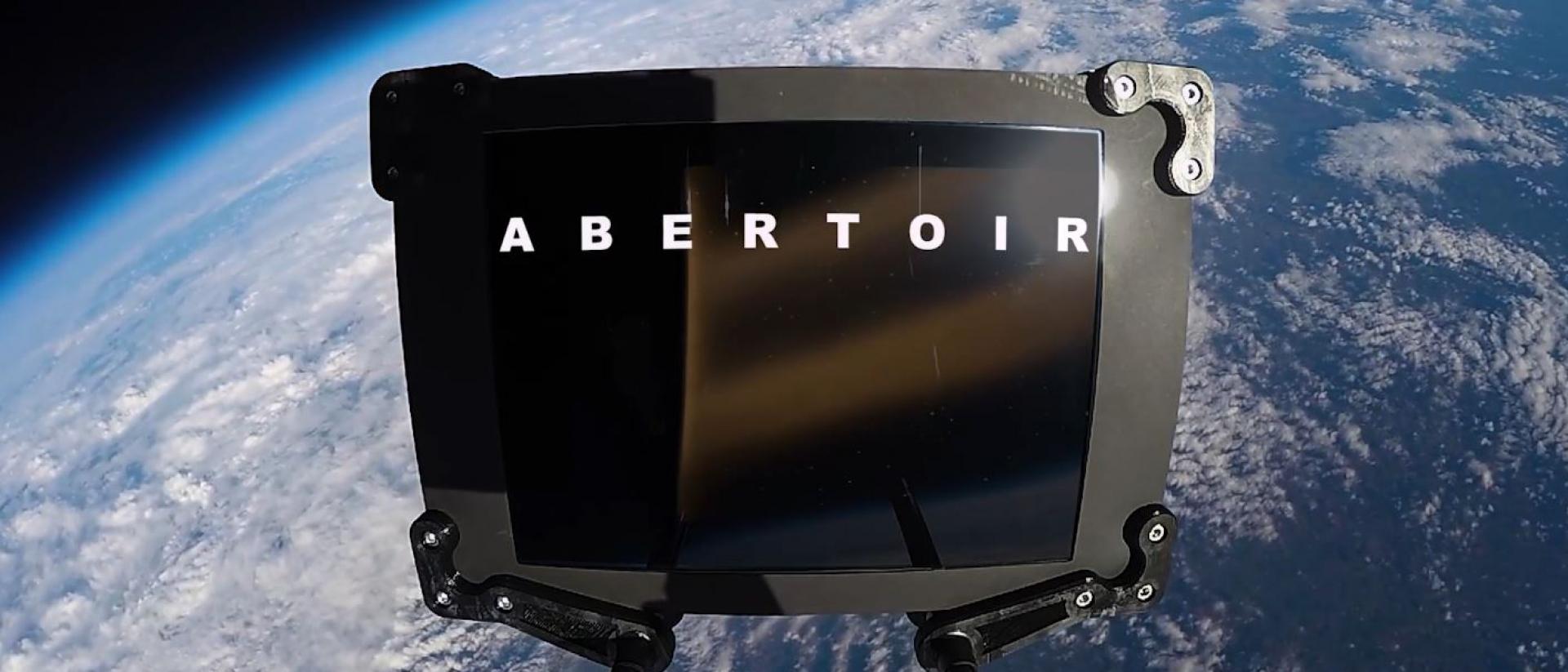 abertoir logo in space