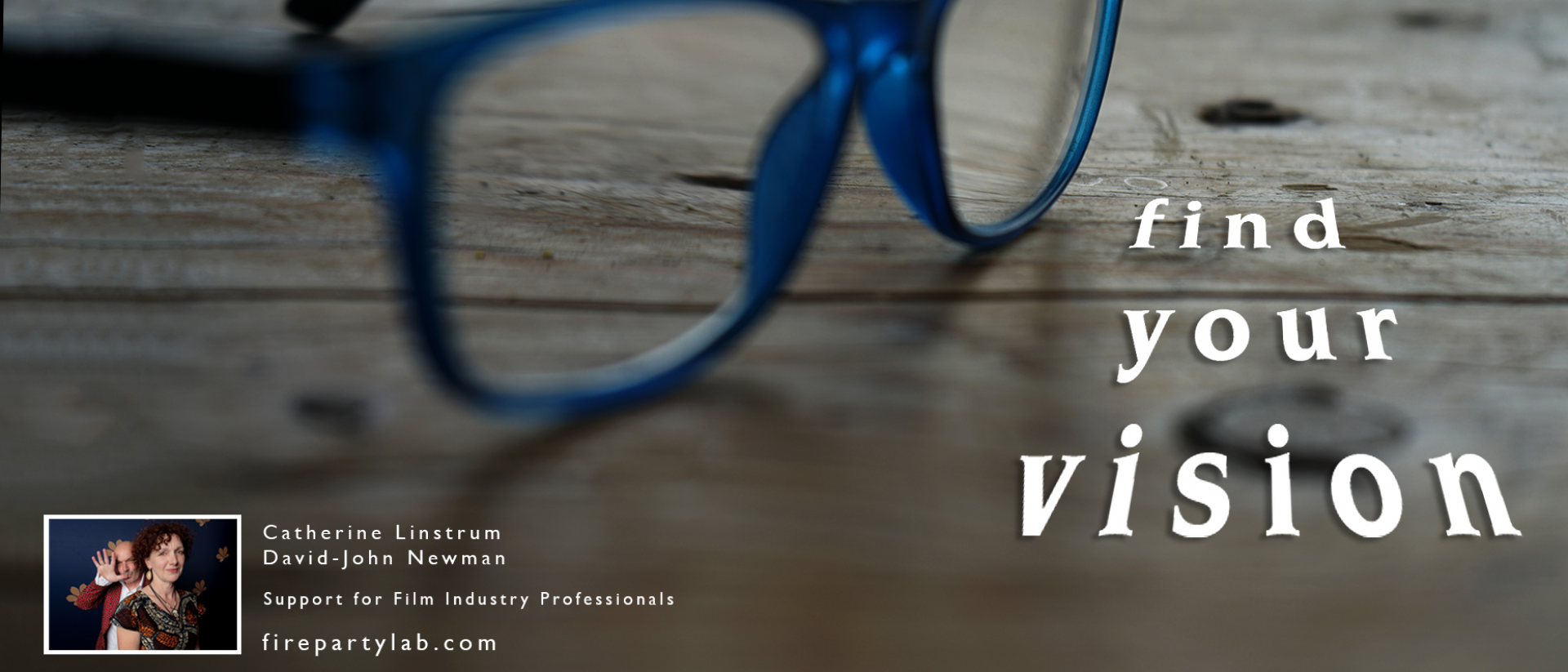 a pair of glasses on a table