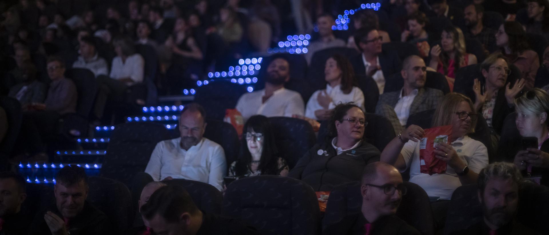 photo of a cinema audience at the iris prize festival