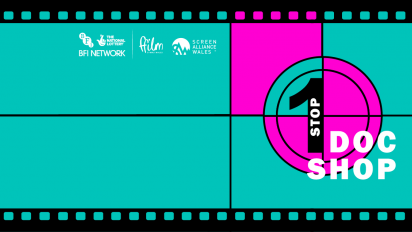 one stop doc shop logo in teal and pink