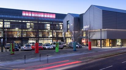 a photo of the exterior of Galeri in Caernarfon