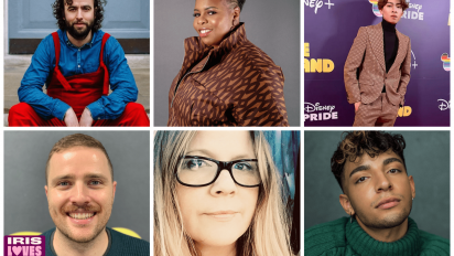 collage of six portrait photos of people